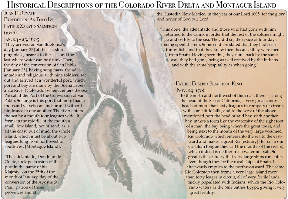 Colorado River Delta and Montague Island